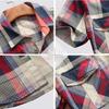 Summer Men's Shirt Short Sleeve Cotton Business Casual Half Sleeve Plaid Breathable Absorb Sweat T-shirt
