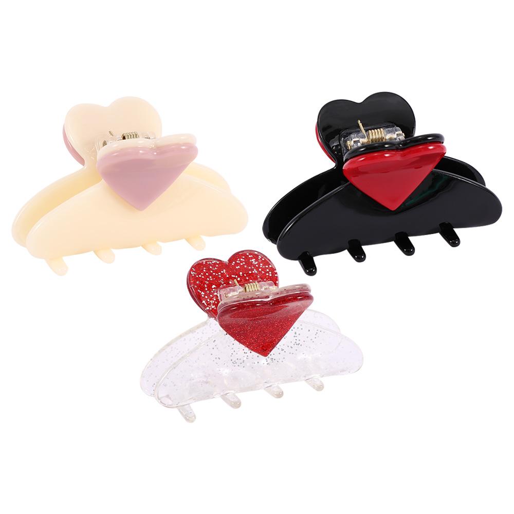 Korean Wild Girls Women Fashion Medium Barrette Hair Claw Hairpin Acrylic