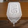 French Lace Table Runner (33x127cm/White)
