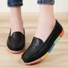 Women’s Moccasins Summer Loafers White Leather Driving Flats Casual Slip On Soft Nurse Shoes Black Walking Shoes