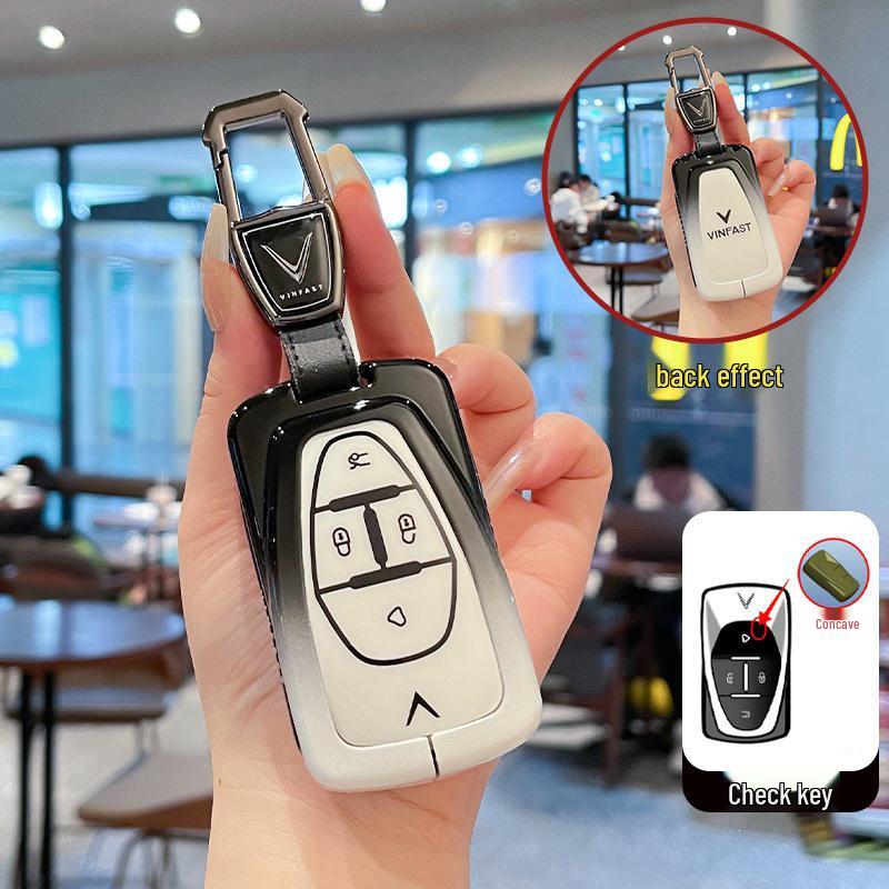 Premium Metal Shell Key Cover for Vinfast Car Remote