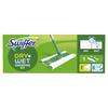 2-in-1 Floor Sweeper Mop Cleaner Kit with 7 Dry Cloths and 3 Wet Cloths Multi-Surface Effective Dust and Dirt Removal