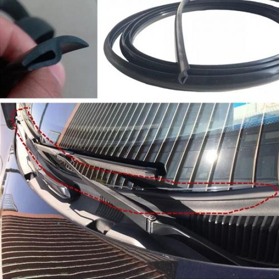 1.8M For BMW Rubber Car Front Windshield Panel Seal Strip Moulding Trim 1P