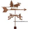 Weather Vane Ornament: Outdoor Wrought Iron Spray-Painted Roof Decoration Metal Craft