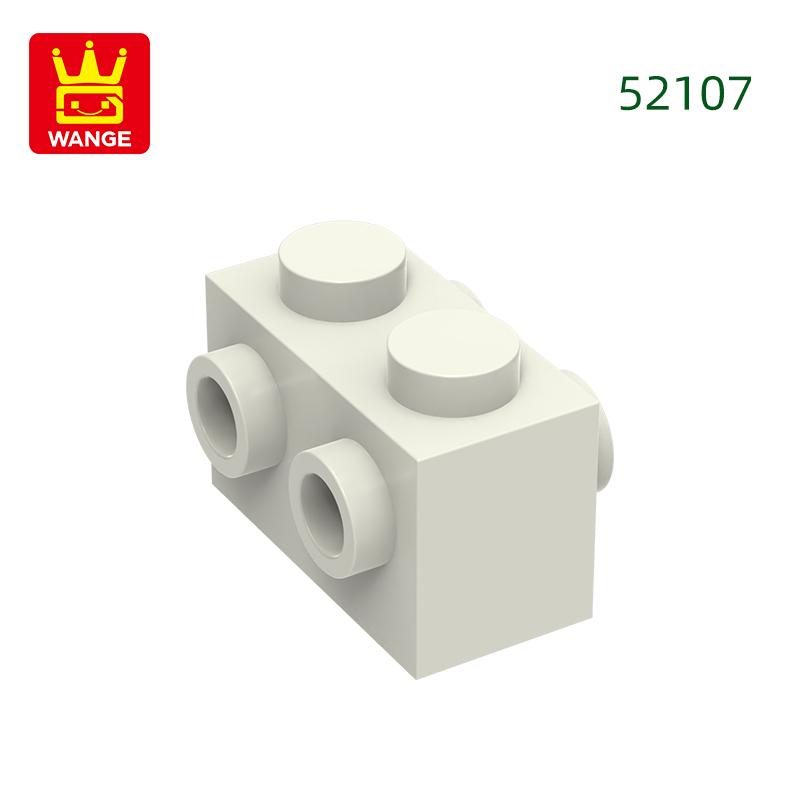 Non-Toxic 108Pcs/Lot 52107 Hole 2 Hole Block Moc Color Accessories Compatible With Brick Diy Children'S Educational Toy Assembly