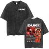 Rapper Duki ADA Tour  Vintage Washed Tshirt Men Women Clothing Hip Hop Oversized Tshirts Cotton Cozy Short Sleeve T Shirts