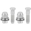 No.C2C35294010 M12-1.5 Wheel Stud Bolts for Jaguar F/S/X-Type XFR XJ/Front Rear Left Right Wheel Lug Studs/Alloy Steel 19mm Hex / 1 Set Silver Tone