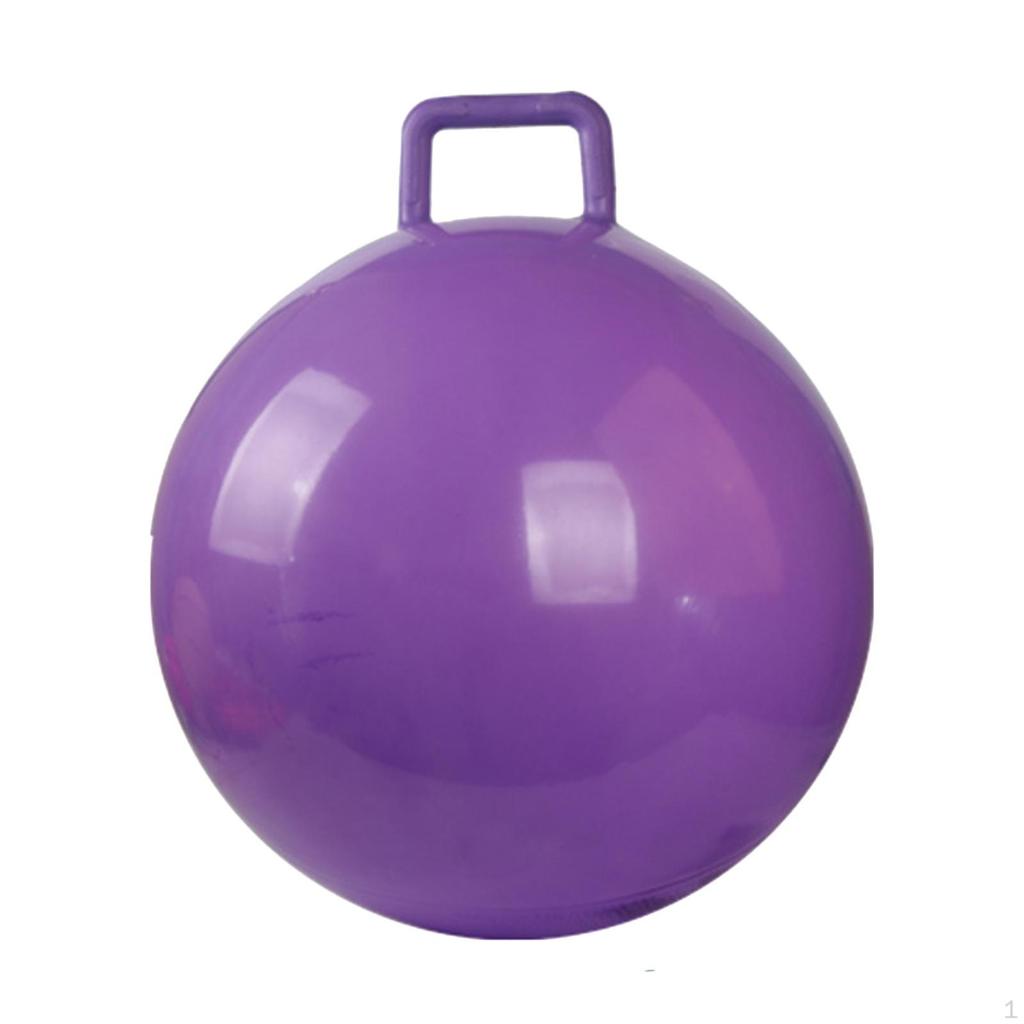 Kids Jumping Ball Bouncy Toy Balance Exercise with Handle, Sports Hopping for Park, Backyard,