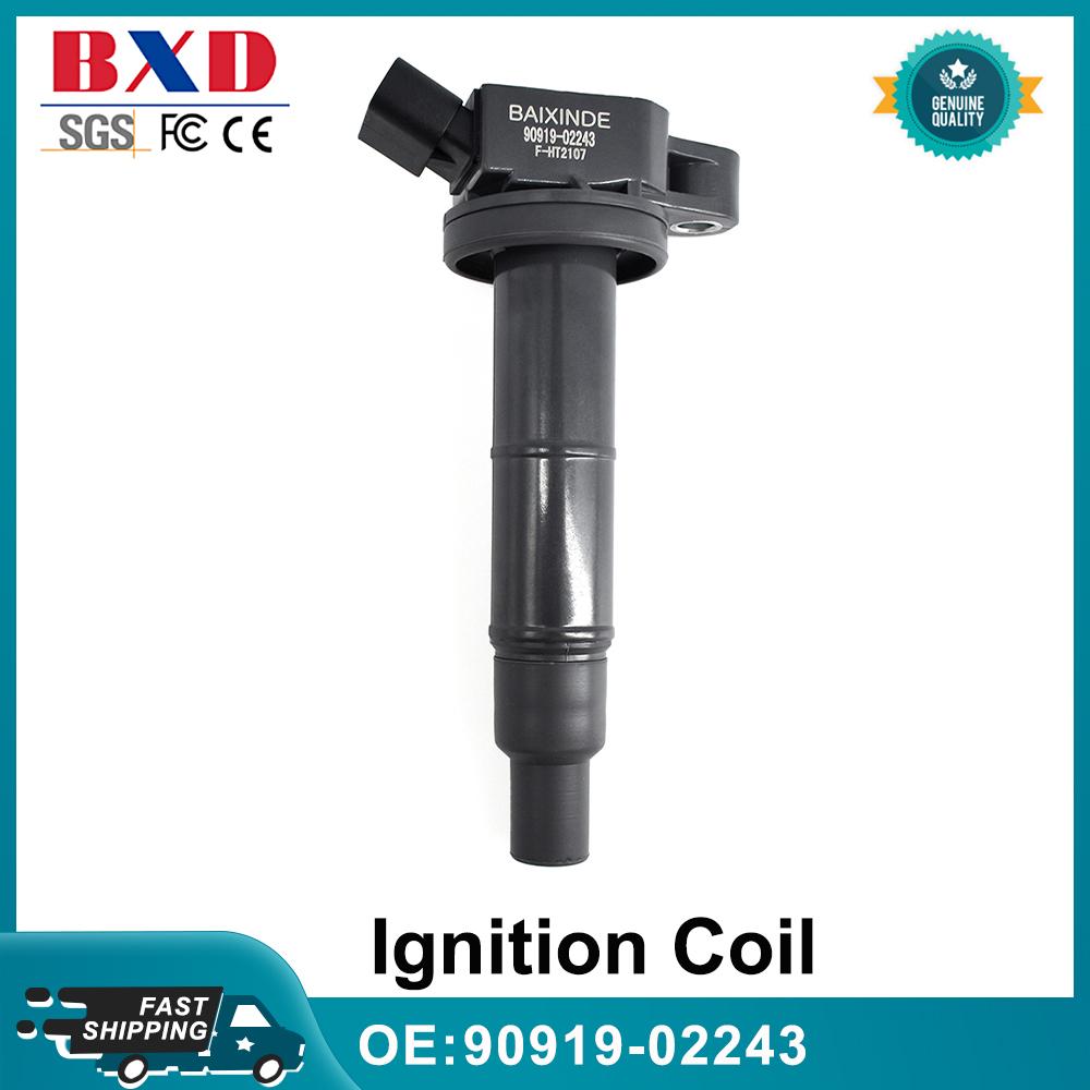 1/4 PCS OEM 90919-02243 90919-02244 Ignition Coil For Toyota- Camry Highlander RAV4 Lexus- Scion 2.4L Accessories 1PCS