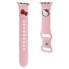 Hello Kitty Hkawmschblp Apple Watch 38/40/41Mm Pink/Różowy Pasek Silikonowy Głowa Kotka