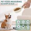 Pet Food Measuring Scoop with LED Display Feeding Spoon Kitchen Scale Portable Daily Meals Pet Dog Food Gadgets for Kitchen