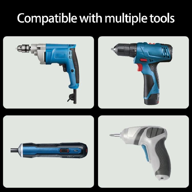Resistant To Wear Hardened Steel Fastener Crosses Bit Hexagonal Shank Magnetic Grip For High Force Drilling And Securing
