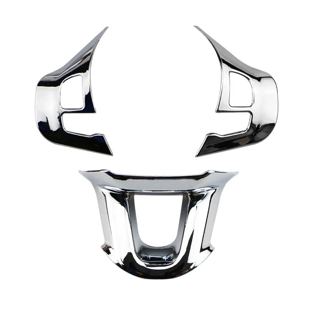

Car Chrome Steering Wheel Decoration Trim Cover Sticker for Peugeot 208 GTI 2008 308 2014 - 2017 Accessories