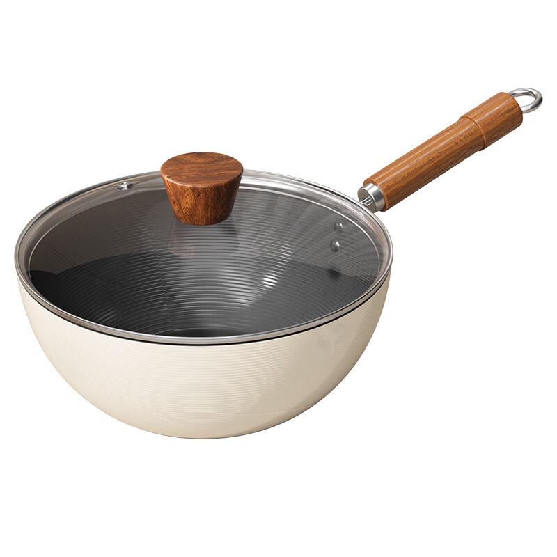 Yoshida Takumi Titanium Ceramic Non-stick Wok
