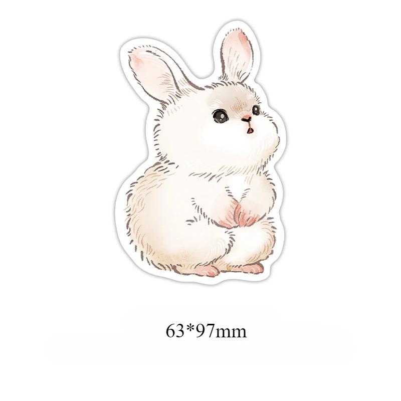 Cute Cartoon Animal Memo Pads 30 Sheets Sticky Notes Lovely Rabbit Panda Cat Student Teacher Staff Stationery
