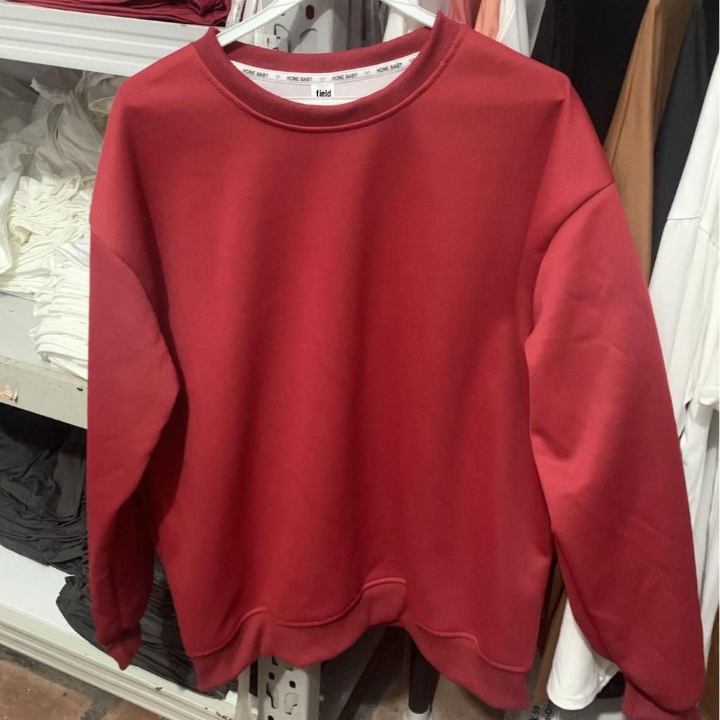 Trendy Plus Size Mid-Length Round Neck Loose Sweatshirt for Women with Niche Design