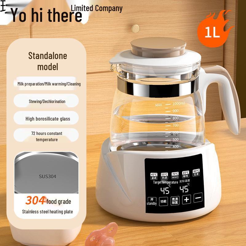 Constant Temperature Electric Kettle with Integrated Tea Brewer