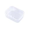 10pcs Plastic Transparent Small Box With Lid Rectangular Earplugs Jewelry Earrings Storage Stud Earrings Box Parts Box