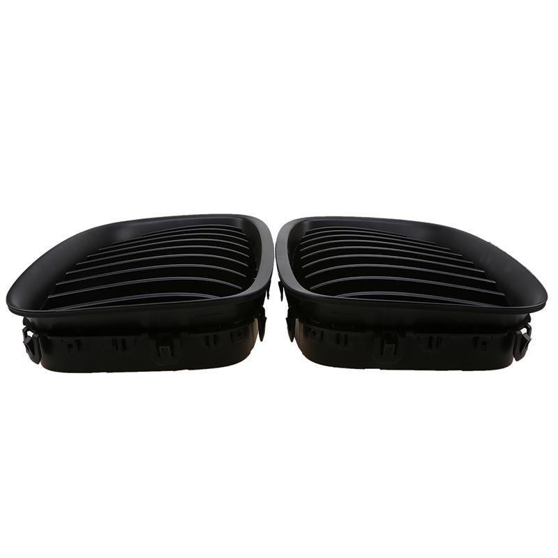 Car Front Center Kidney Grilles Grill Matte Black for BMW 5-Series F07 535iX/550i/550iX Gran Turismo 2013-2017 Facelift