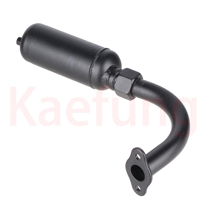 

Detachable Black Exhaust Pipe Muffler for CC Mini Bicycles - 80mm Chimney Type чёрный