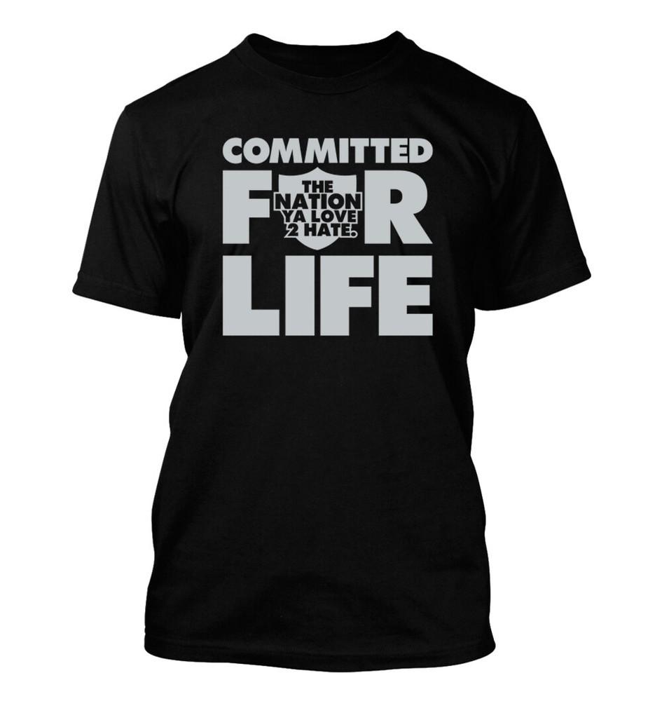 

Преданный на всю жизнь - Мужская футболка - Окленд Рейдерс L