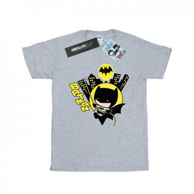 Camiseta feminina/feminina Chibi Batman Swinging Cotton Boyfriend