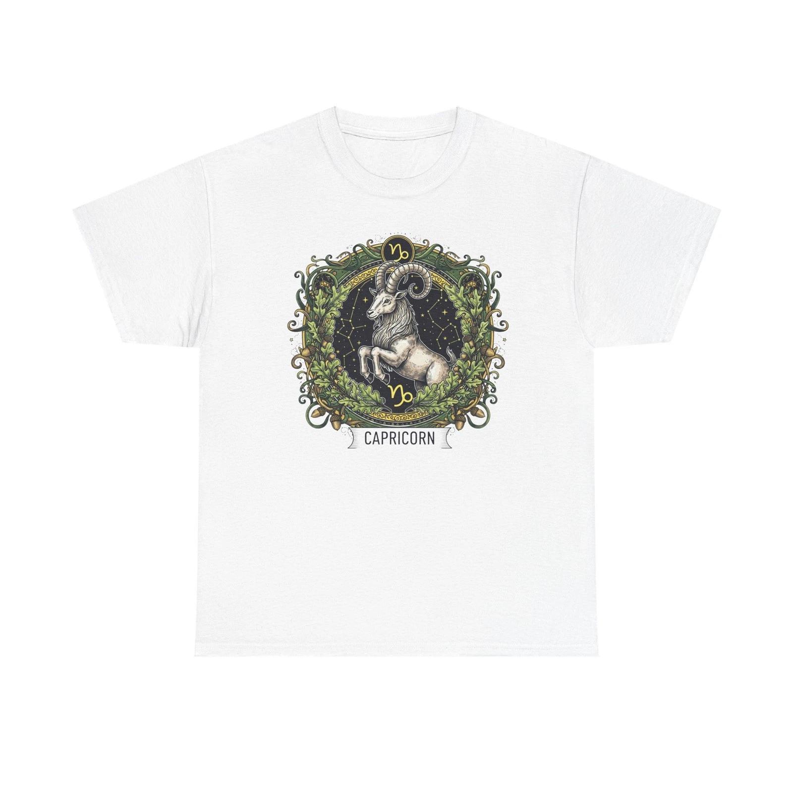 Capricorn Zodiac Unisex Heavy Cotton Tee 3XL