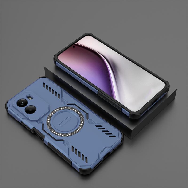 For Xiaomi Poco M7 Case For Poco M7 Plus Anti-knock Magnetic Adsorption Wireless Charge Back Cover For Poco M7 Case 6.9 Inch