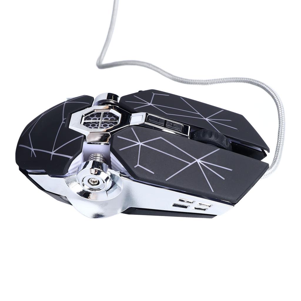 Mechanical Gaming Mouse Precise Control Quick Response RGB Ergonomic Wired Mice for Computer