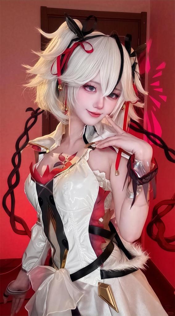 [NOKIJP] Tsubaki Meichou Cosplay Costume from Wuthering Waves, a Popular Game Costume for Photo Shoots (Tsubaki, Size L)