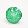 Natural Green Emerald Loose Gemstone Colombian Round Cut 42.10 Ct for Jewelry Making and Crafts