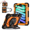 For Apple iPad Mini (2024) 360° Rotating Grip Heavy Duty Protection Stand TPU+PC 3in1 Anti-knock Shockproof Tablets PC Case