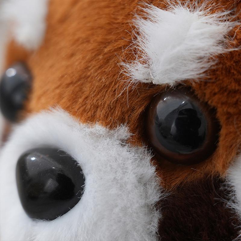 Adorable Brown Plush Panda Toy For Girls Perfect For Gifts And Bag Accessories