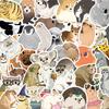 50 Hand-drawn Cartoon Elements Animal Doodle Stickers Decorative Guitar Notebook Suitcase DIY