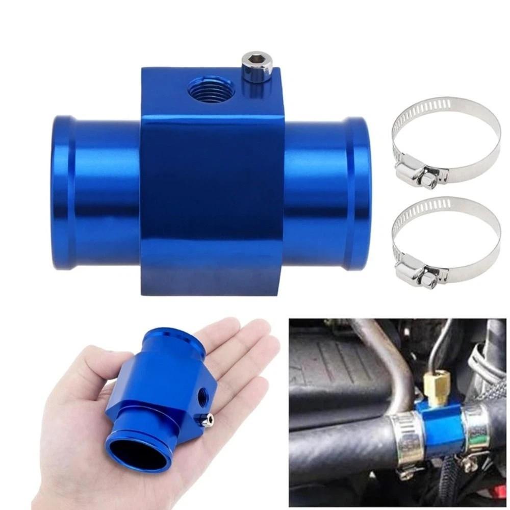 Aluminum Temperature Joint Pipe 28mm Water Temp Gauge Pipe Adapter Radiator Hose Adapter  Car