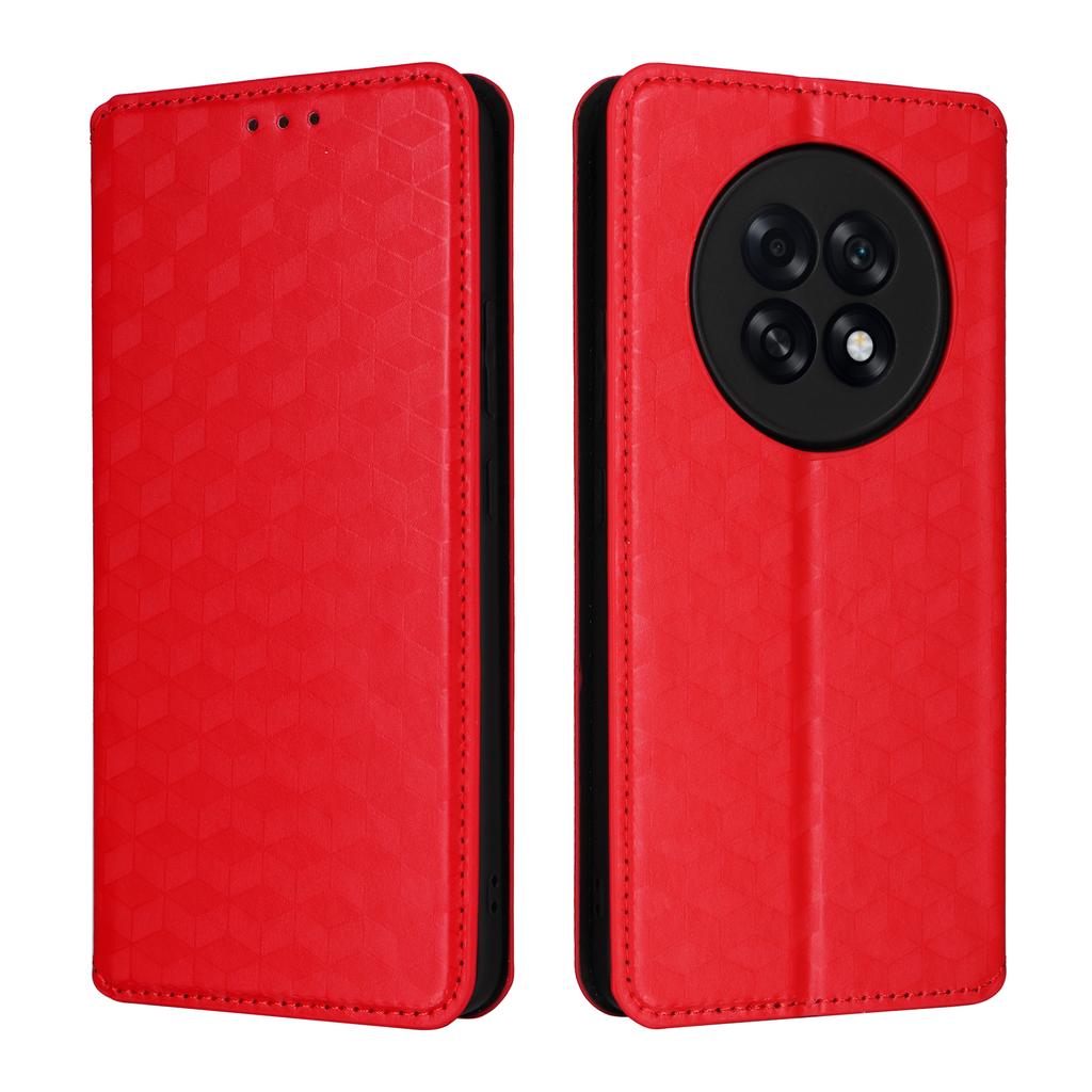 Leather Case for Oppo A6 GT 5G/A6 Max 5G/F31 Pro+ 5G Wallet Rhombus Imprinted Phone Cover