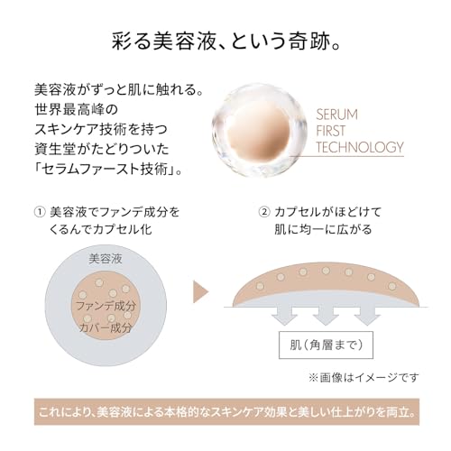 SHISEIDO Base Essência Maquiagem Pele Radiante 140 Porcelana 30ml SPF30 PA+++ Sérum de Beleza Líquido Sem Fragrância Radiância Firmeza Variação de Cor