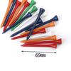 300pcs/lot Colorful Wood golf professional tees 69mm Length