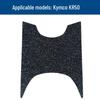 Durable Anti-slip Waterproof Foot Pedal Mat for Kymco KR50, Motorcycle Coil Mat & Decorative Accessory.