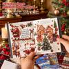 Christmas Stickers For Crafts With Notebook Christmas Card Stickers With Sticky Notes Holiday Decal Set For Home Scrapbook Diary