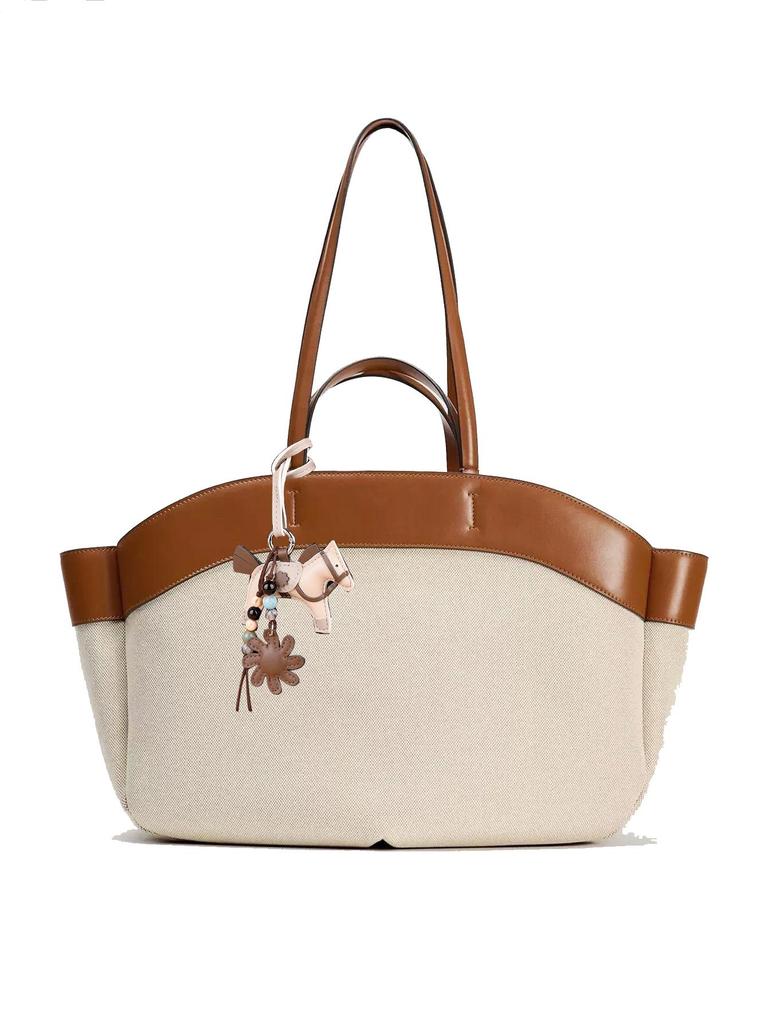 Foreign Trade Fashion Beautiful Canvas Satchels Bag New Mommy Bag Large Capacity Commuter Hand Bill Shoulder Casual Tote Package