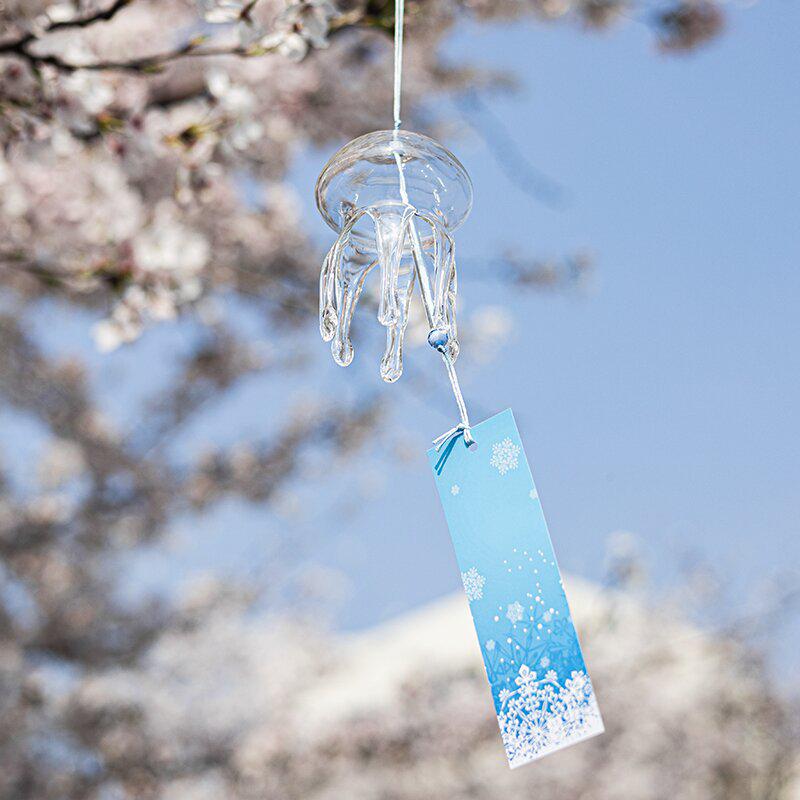 Hand-Painted Glass Wind Chimes for Student DIY Projects and Outdoor Decor