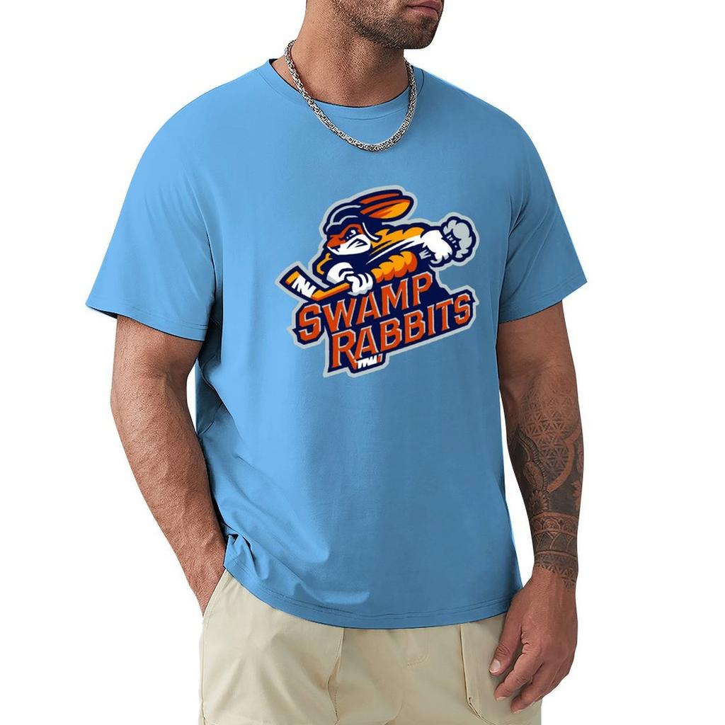 GREENVILLE SWAMP RABBITS T-Shirt Oversized T Shirt Plus Sizes Mens Clothing