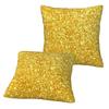 Gold Glitter 2 Pcs Square Pillowcase Pillow Cover Cushion Decor Comfort Throw Pillow For Home Bedroom