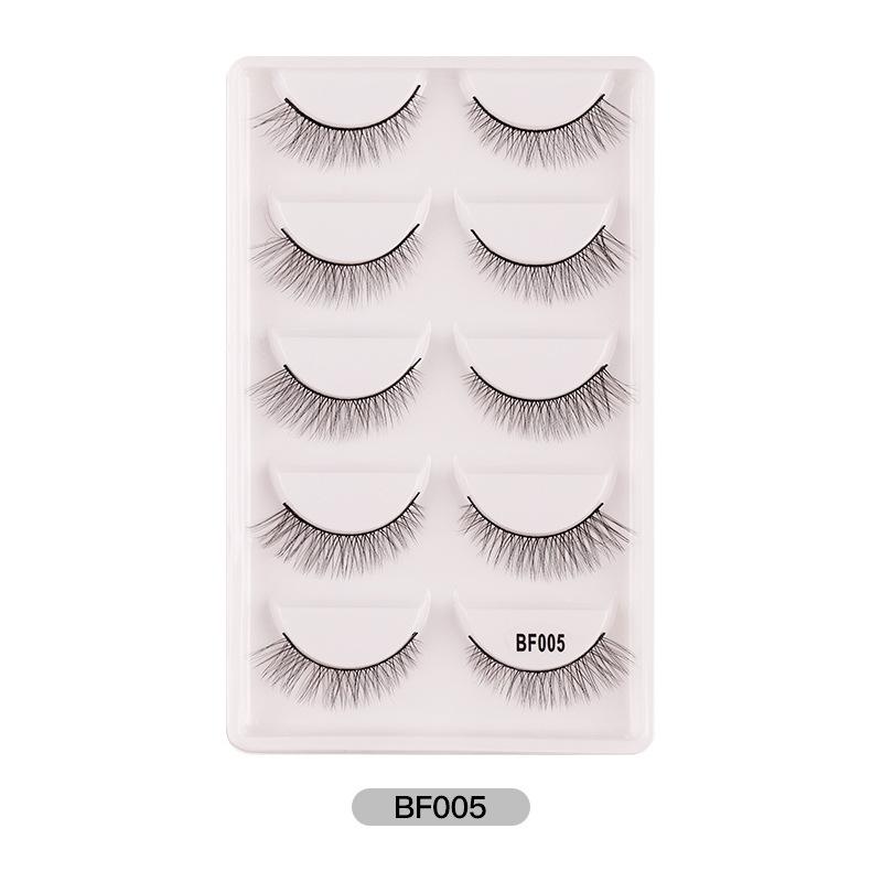 Chemical Fiber Short False Eyelashes Dense Curl Simulation Natural Grafting Eyelashes