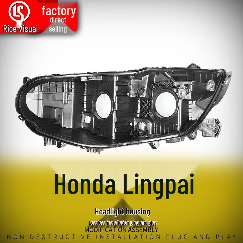 Compatible Rear and Front Headlight Shell for 19-22 Honda Lingpai Low Configuration, Driver s Side (Left)