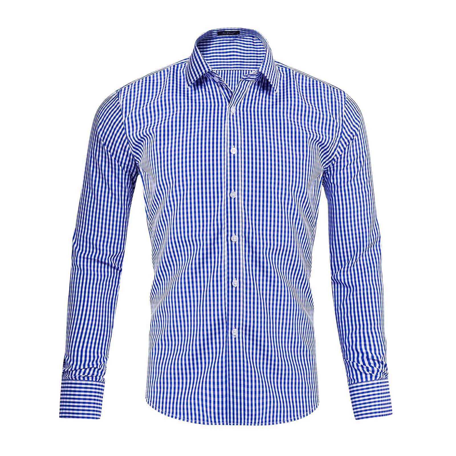 

Мужская клетчатая рубашка с длинным рукавом, повседневное свободное вечернее платье, красивая рубашка с длинным рукавом L