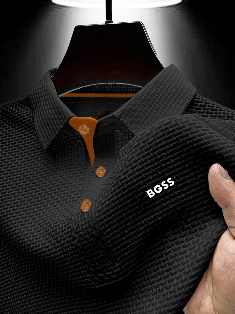Men's Quick-Dry Polo Shirt, Summer Stand Collar Golf Top, Slim Fit for a Refreshed Look, Versatile and Flattering for Everyone