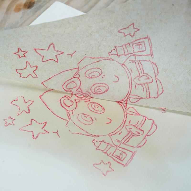 Seramik Aletleri Boş Boyama Seti Transfer Kağıdı Işığa Dayanıklı Kolay Şekil Değiştirmez Seramik Boş Boyama Transfer Kopyalama Deseni