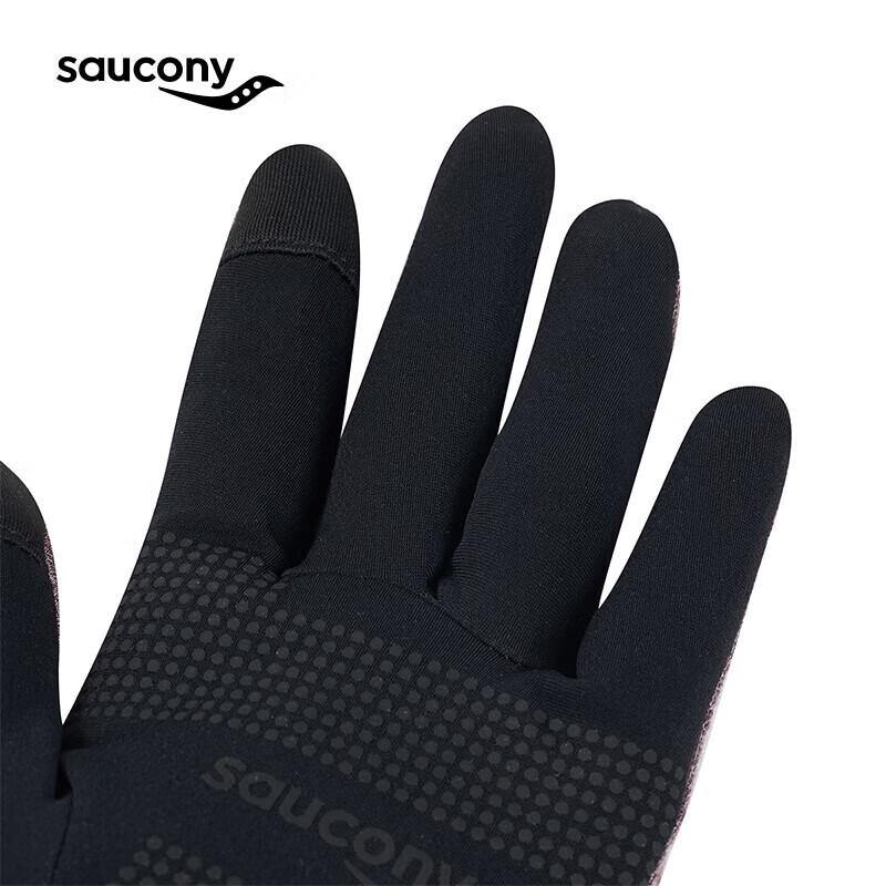 Saucony Wool-Blend Adjustable Sports Gloves One Size